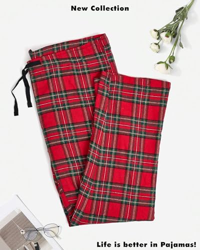 Active Club Cotton-Blend Flannel Pajama Pants for Women (Small - 2X sizes)2