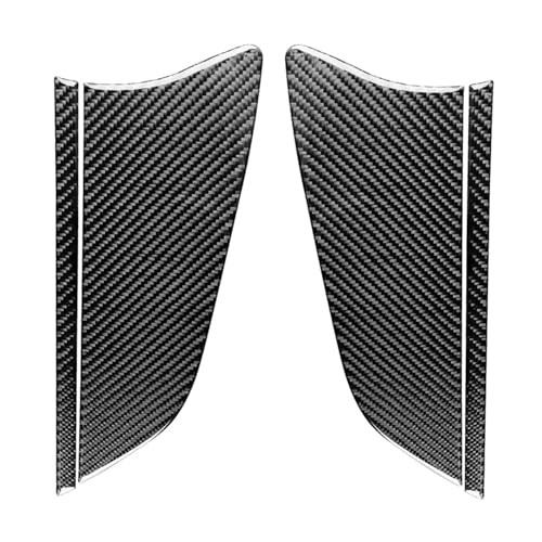 Autocollants de panneau de boîte de rangement de porte en carbone pour habitacle voiture
