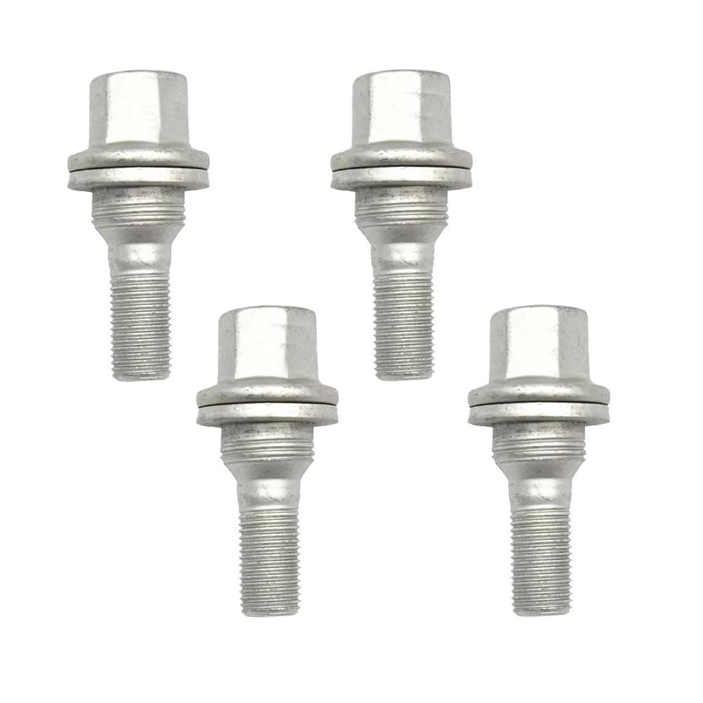 Tornillos llanta de asiento plano pernos de rueda de 17 mm para Peugeot 206 7