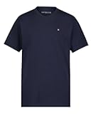 Boys Short Sleeve Solid V-Neck T-Shirt, Soft, Comfortable, Relaxed Fit