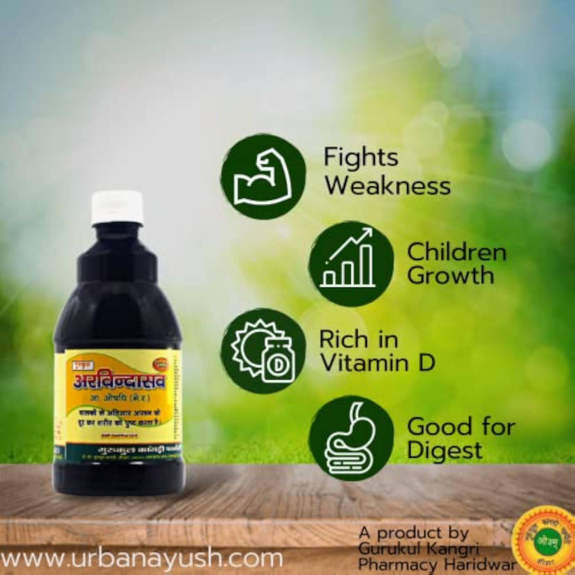 Arvindasav, Natural Health Tonic 455ml