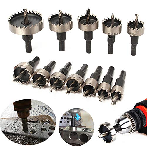 Set de 12 brocas HSS para metal y acero inoxidable miniatura 4
