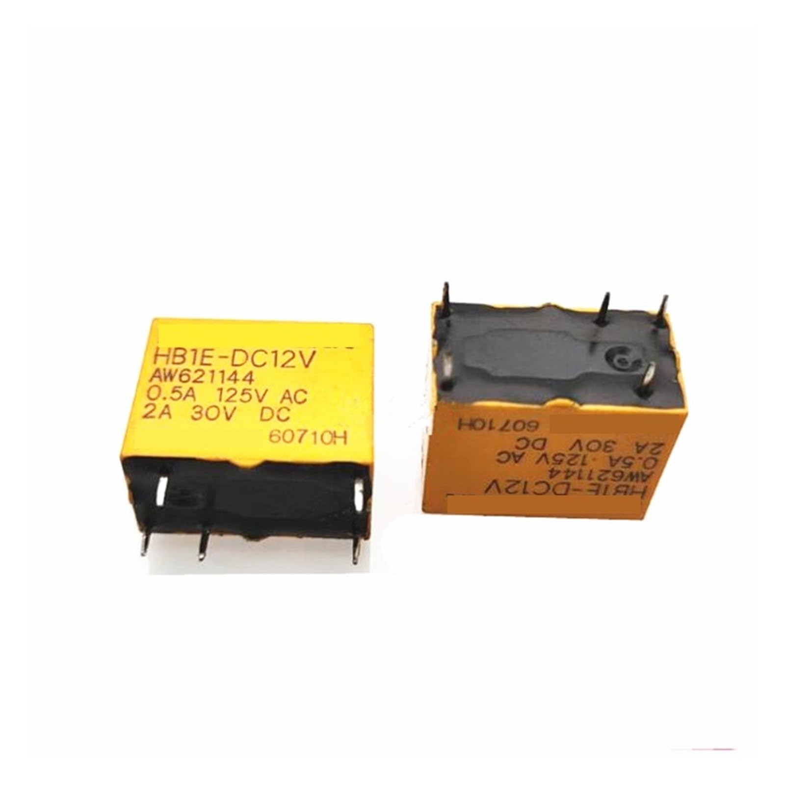 PKNVKZIDK 5pcs HB1E-DC12V HB1EDC12V 12V DCV12 12DCV 2A 5PIN relay