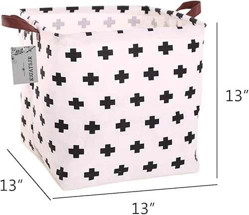 Miniatura 2 de Cesta de almacenamiento de lona, plegable, organizador con contenedores