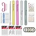 Saint-Acior 24W LED Lámpara de Uñas UV Secador 10pcs Esmaltes Semipermanentes Soak...