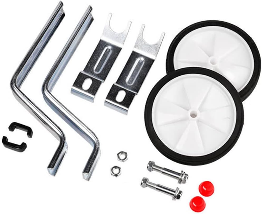 BESPORTBLE Strong Flexible Bike Training Wheel Kit Boys and Girls Bike Balance Wheels Reinforced for Stability Easy to Install