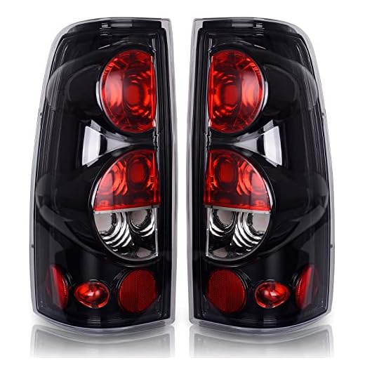 AUTOSAVER88 Tail Lights Compatible with 1999-2006 Chevy Silverado 1500 2500 01-06 Silverado 3500&2007 Silverado with Classic Body Style 99-02 GMC Sierra 1500&2500, Not Fit Barn Door or Stepside Models