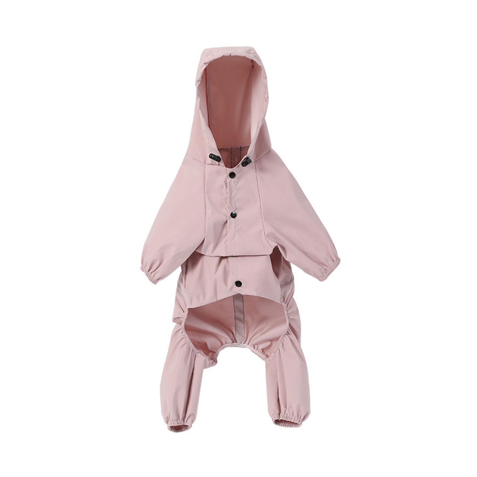 NIHENHAO Dogs Rain Coat Waterproof Hoodie Jackets Rain Ponchos Pet Rain Coat with Reflective Strips Outdoor Dogs Rain Coat