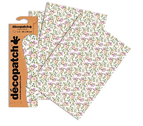 Clairefontaine ES Décopatch - Lote de 3 hojas iguales para pegar