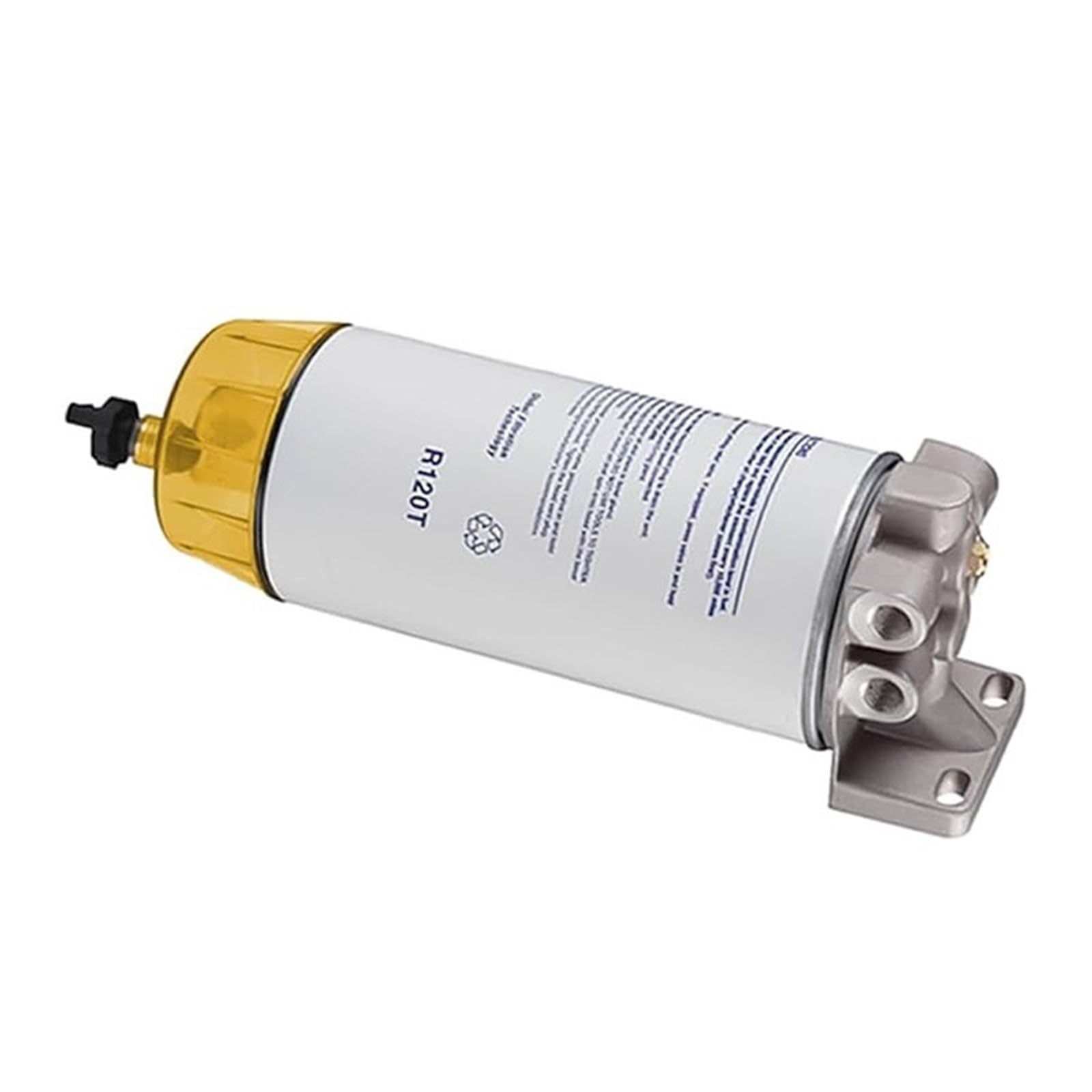 1 conjunto separador de aceite y agua R120T adecuado for pequeños motores diésel en lanchas rápidas y petroleros.