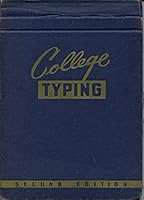 Rowe College Typing: Second edition revised B0007F20II Book Cover