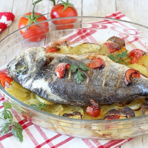 ORATA AL FORNO CON LE PATATE il secondo di pesce buonissimo