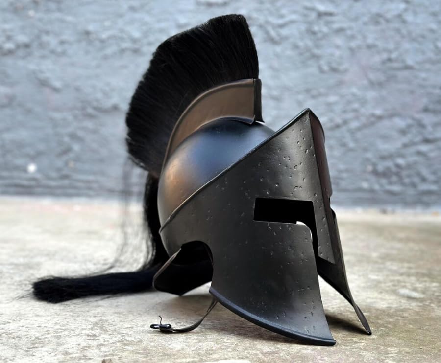 Casque médiéval spartiate robuste pour armure historique sans compromis