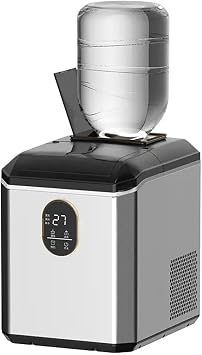 ice maker Ice Makers Countertop, 70.5 lbs/Day, 2 Way Filling, Self-Cleaning, 4 Gears Ice Size Control, ice Machine Maker countertop for Home Outdoor RV countertop ice maker