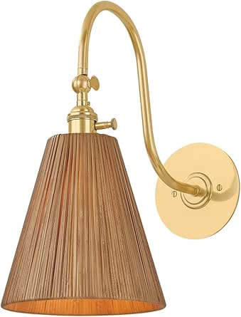 Hudson Valley Lighting 2115-AGB Ruthin - 1 Light Wall Sconce - 15.75 Inches Tall and 7.75 Inches Wide - Aged Brass
