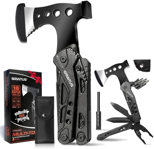 Camping Accessories Multi Tool Gifts for Men Dad 16in1 Multitool ...