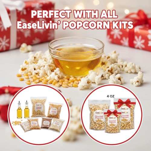 Image of Large Popcorn Machine with Cart: 12 Oz Vintage Commercial Popcorn with Foldable Stand Makes Up to 48 Cups, 3 Serving Cups, Measuring Cups & a Scoop for Home Party Office, Red