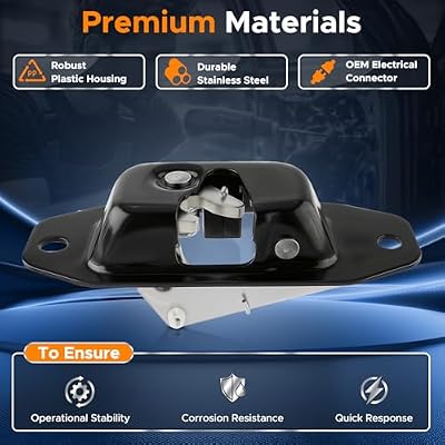 Tailgate Door Latch Lock w/Bolts Striker Compatible with 2007-2018 Chevy Silverado 1500 2500HD 3500HD GMC Sierra, Rear Tail Gate Panel Left Driver & Right Passenger Sides Replaces 23158822 38677