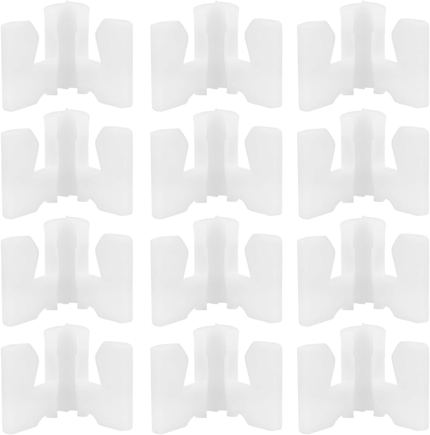 Generic 40pcs Shoe Rack Replacement Brackets, Pipe Connector Fittings, Wire Shoe Shelf Adapter DIY Organizer Hardware for Cabinet, Closet, Wardrobe Shelving Accessories