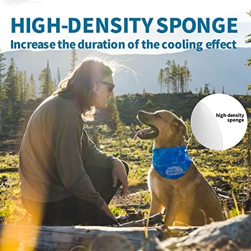 ALL FOR PAWS Chill Out Ice Dog Bandana, X-Large, 1.6 kg, blue