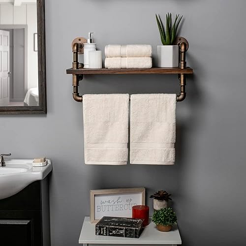 Vista 507 de SUPERIOR - Juego de toallas de algodón egipcio de 28.22 oz/m², incluye 2 toallas de baño, 2 toallas de mano, 2 toallas para la cara, artículos