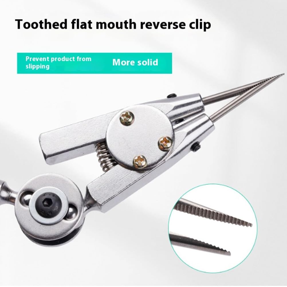 Clip de soldadura multifuncional, herramienta auxiliar para hacer y reparar joyas, abrazadera de acero segura para trabajos de precisión
