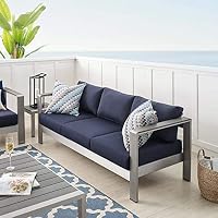Modway Shore Fabric & Aluminum Outdoor Patio Sofa only