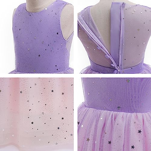Flower Girls Tulle Dress Bridesmaid Sparkle Wedding Pageant Dresses Princess Birthday Party4