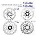 Produktbild LZZR SM RT54 RT64 RT10 RT30 Bremsscheibe Bremsscheibe MTB Disc M615 M6000 Bremsscheibe 160MM 180MM MTB ROT0R (Color : RT10 180 1PCS)