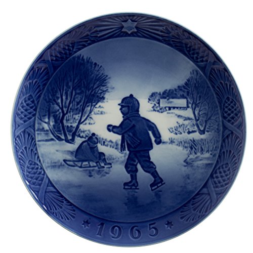 NO SCATOLA ORIGINALE ROYAL COPENHAGEN PIATTO DI NATALE 1965 ORIGINALE PORCELLANA PRIMA SCELTA