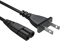 Vista 1 de [Listado UL] Cable de alimentación compatible con impresoras Canon PIXMA MG/MP/MX/IP, 2 clavijas de repuesto para impresora