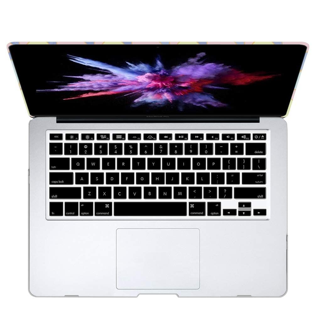 IBENZER Compatible with MacBook Pro 13 Inch case A1278 Release 2012-2008, Plastic Hard Shell Case with Keyboard Cover for Apple Old Version Mac Pro 13 with CD-ROM, Angle Quartz, P13AGQZ+1A