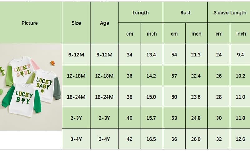 Toddler Baby Boy Girl Sweater Shamrock Embroidery Striped Pullover Warm Crew Neck Long Sleeve Spring Knit Tops - Image 8
