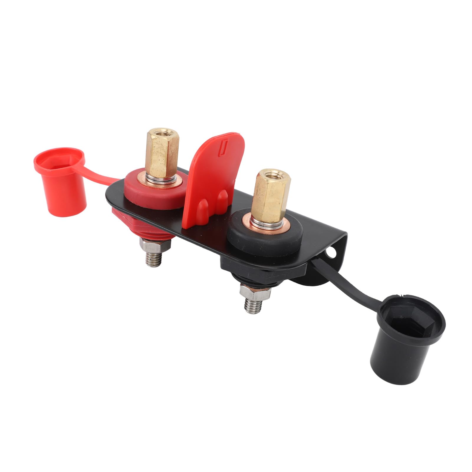 Bornes de Batterie à Distance de Voiture DC 12V M10x2, Kit de Relocalisation de Saut de Batterie pour UTV ATV Voiture Camions RV Tracteur Tondeuse