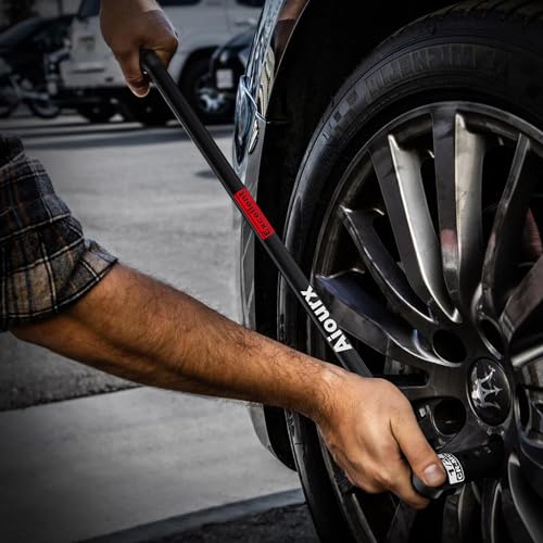 Image of 1 /2 inch Drive 25-Inch Breaker Bar, Heavy Duty Extension Breaker Bar with 250 Swivel Head, CR-MO Steel, Defeats Rusted and Frozen Fasteners