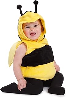 Dress Up America Bee Costume - Baby Fuzzy Bumblebee Romper
