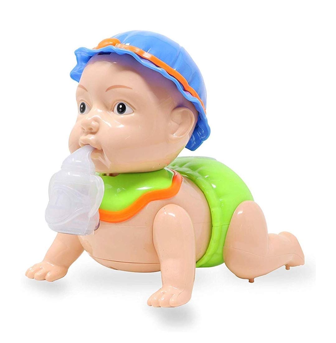 Aganta Musical Baby Crawling Toy for Kids with 3D Lights & Music Babies Toddler Toy for Kids Running and Weeping Baby Crawling Toy Attractive Naughty Toy (Multicolor) (B0B7KFPX9T) Amazon Price History, Amazon Price Tracker