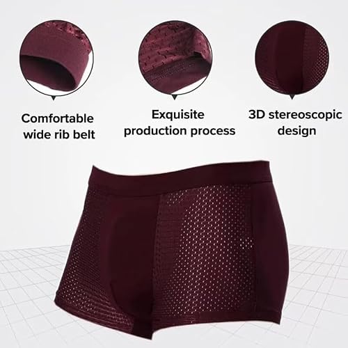 Boxhero Mens Underwear - Box Hero Boxer Briefs Built-in with 3D Pouch Comfortable Underwear for Men