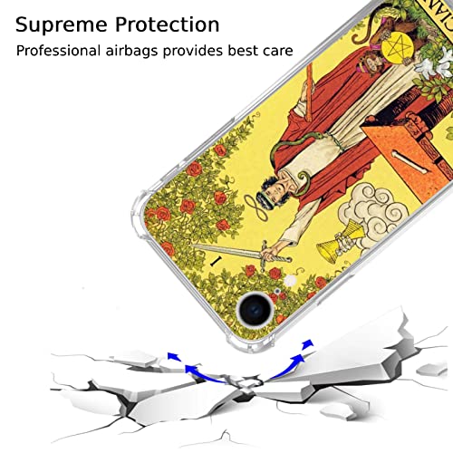 Junilotcik Trippy Psychedelic Aesthetic Tarot Card Phone Case For Iphone Xr, The Magician Tarot Card Case For Girls Women Boys Men, Unique Trendy Tpu Bumper Case For Iphone Xr #TOP2
