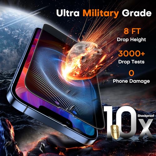 Image of TOCOL for iPhone 13 Pro Privacy Screen Protector, 9H Hardness Military Grade Shatterproof HD Tempered Glass Full Coverage Easy Installation Case Friendly 2 Pack