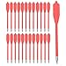 Bow and arrow college 60PCS 6.25 Inch 50-80LB Mini Archery Crossbow Bolts Set with Sharp Metal Tip, Reusable Durable Arrow Dart for Shooting Target Practice, Small Hunting Game, Outdoor Fishing