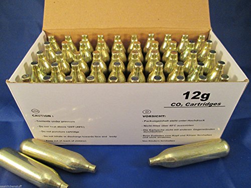 500 CO2 cartridges 12g Non-Threaded C02 Paintball (case)