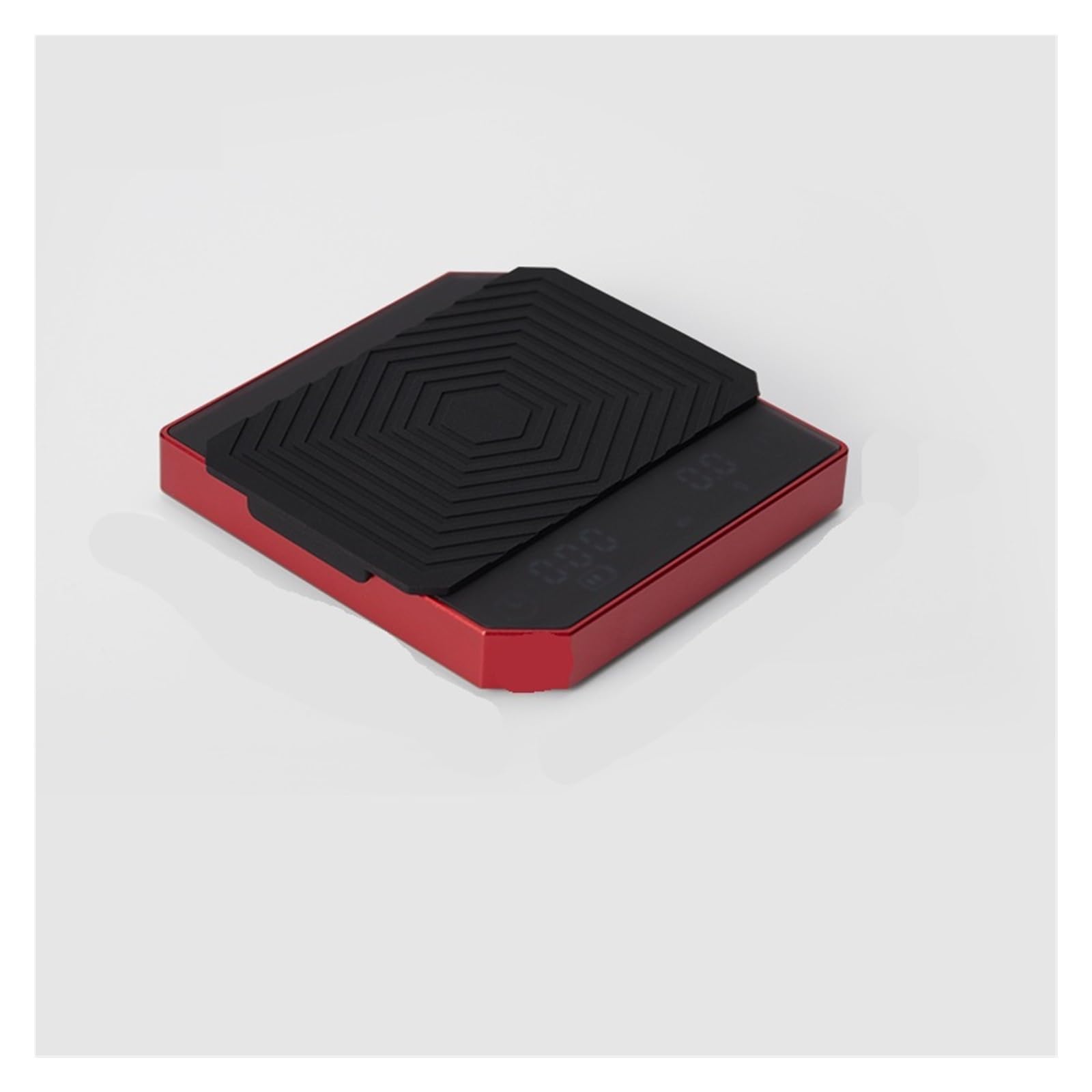 Balance numérique, Balance électronique en métal for café expresso, balance à café professionnelle de haute précision/balance à expresso(Metal-Scale-Red)