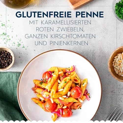 Barilla Pasta Nudeln Glutenfreie Penne Rigate aus köstlichem Mais und Reis – perfekt für Menschen mit Zöliakie oder Glutenunverträglichkeit, (14 x 400 g)