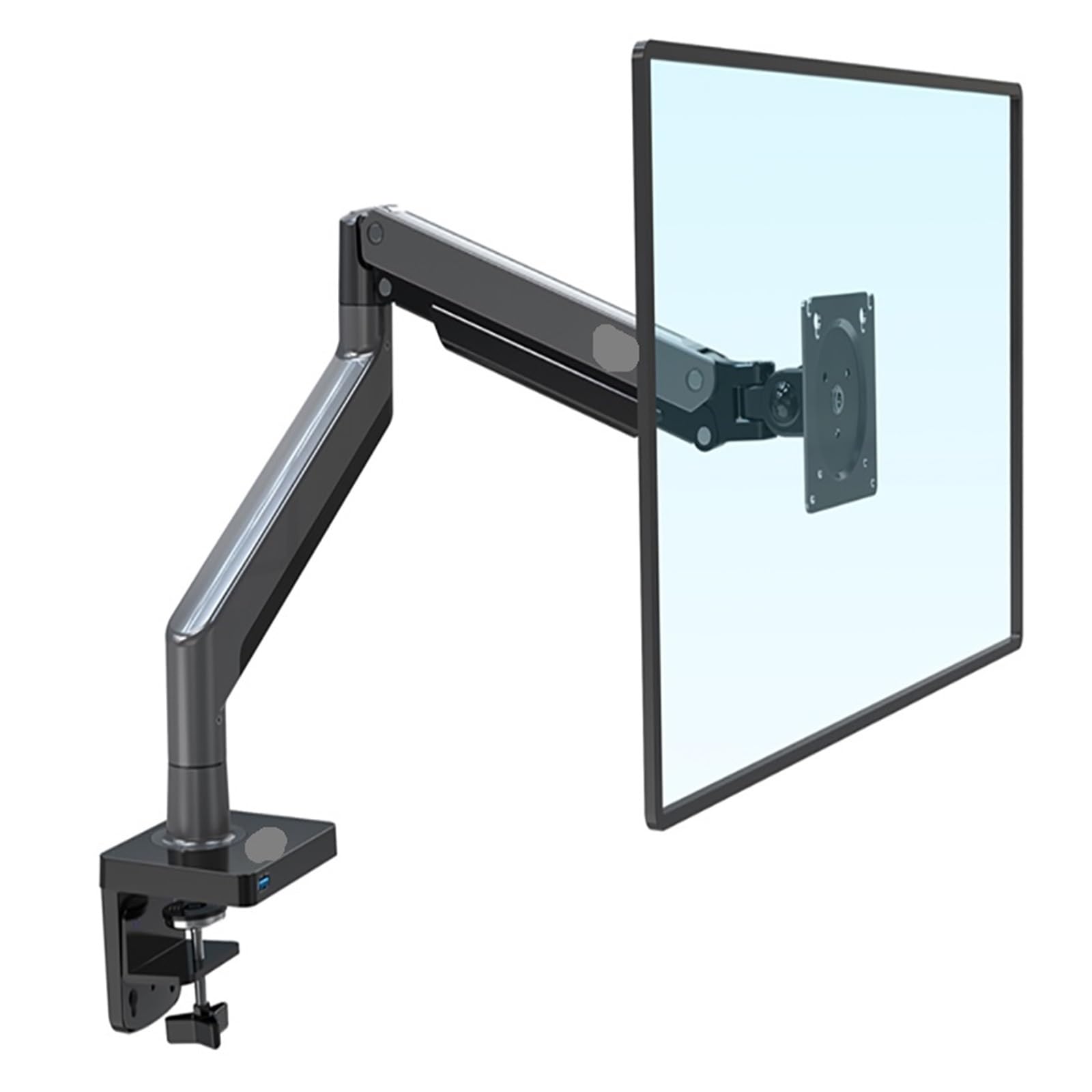 Brazo de montaje de monitor de 3 a 15kg con rotación completa para pantallas curvas