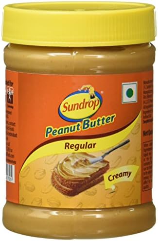 Sundrop Peanut Butter Creamy, 200g | 27g High Protein | Made with Premium Roasted Peanuts | 5g Dietary Fibre | No Added Preservatives & Zero Trans Fat | Nut Butter | Smooth Peanut Butter