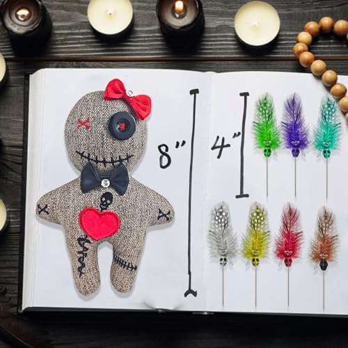 Set Muñeco Vudú PapaLegba 8'' con 7 Alfileres y Cartas miniatura 6