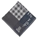 [ランバンオンブルー] メンズ 三重ガーゼハンカチ 17605004 ハンカチ 男性