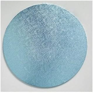 Cakeboard CULPITT - Tambor redondo (5 unidades, 25 cm), color azul claro