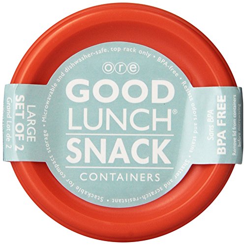 Sugarbooger Good Lunch Large Snack Container, My Garden, 2 Count